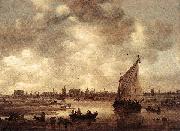 GOYEN, Jan van View of Leiden dg Germany oil painting reproduction